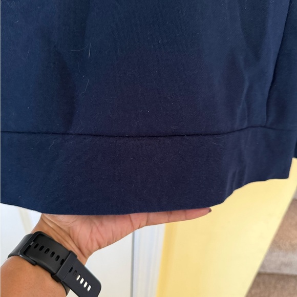 Valia Men's Navy Zip-Up Sweater‎ - Picture 3 of 8